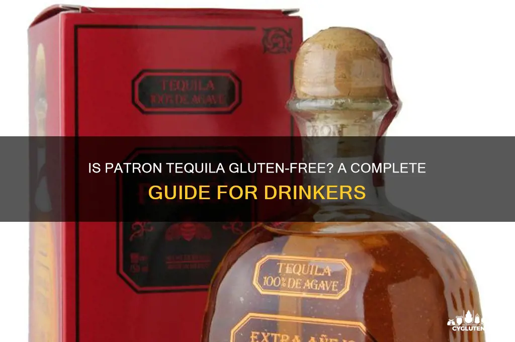 is patron tequila gluten free