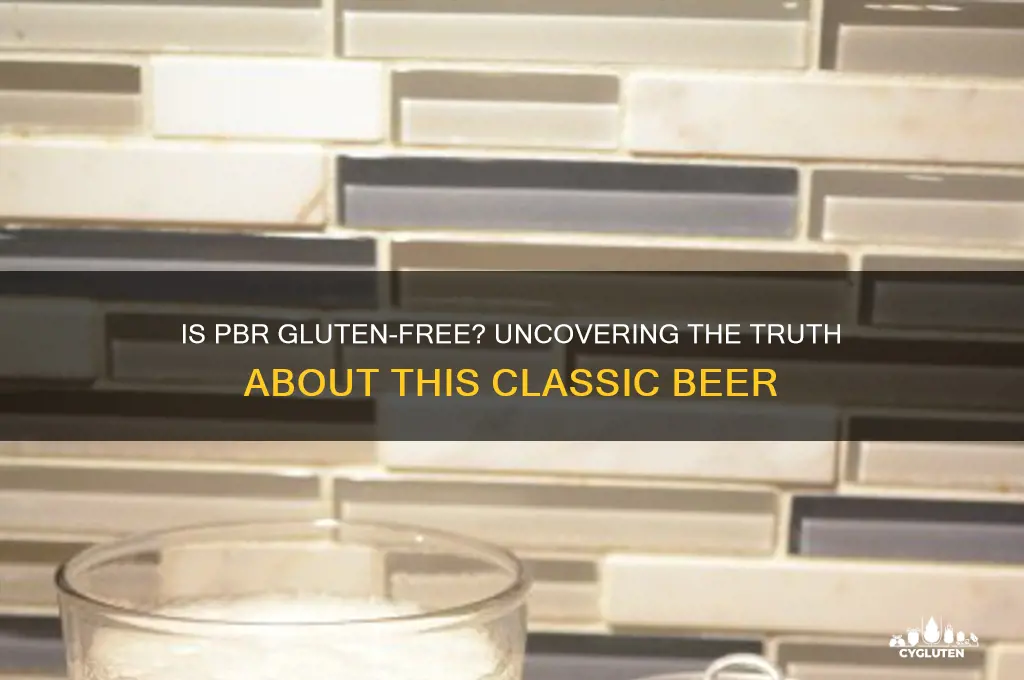 is pbr gluten free