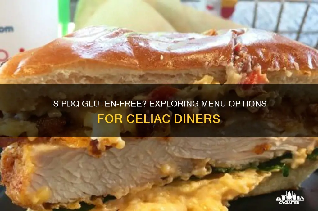 is pdq gluten free