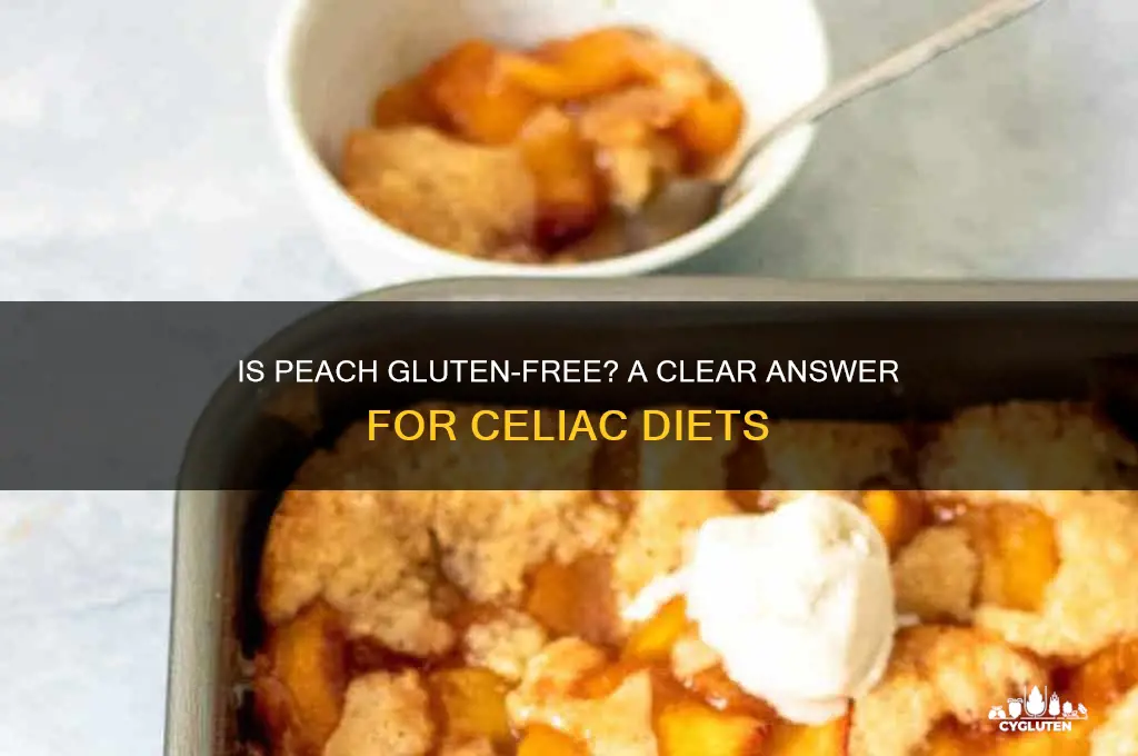 is peach gluten free