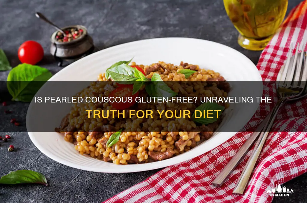 is pearled couscous gluten free