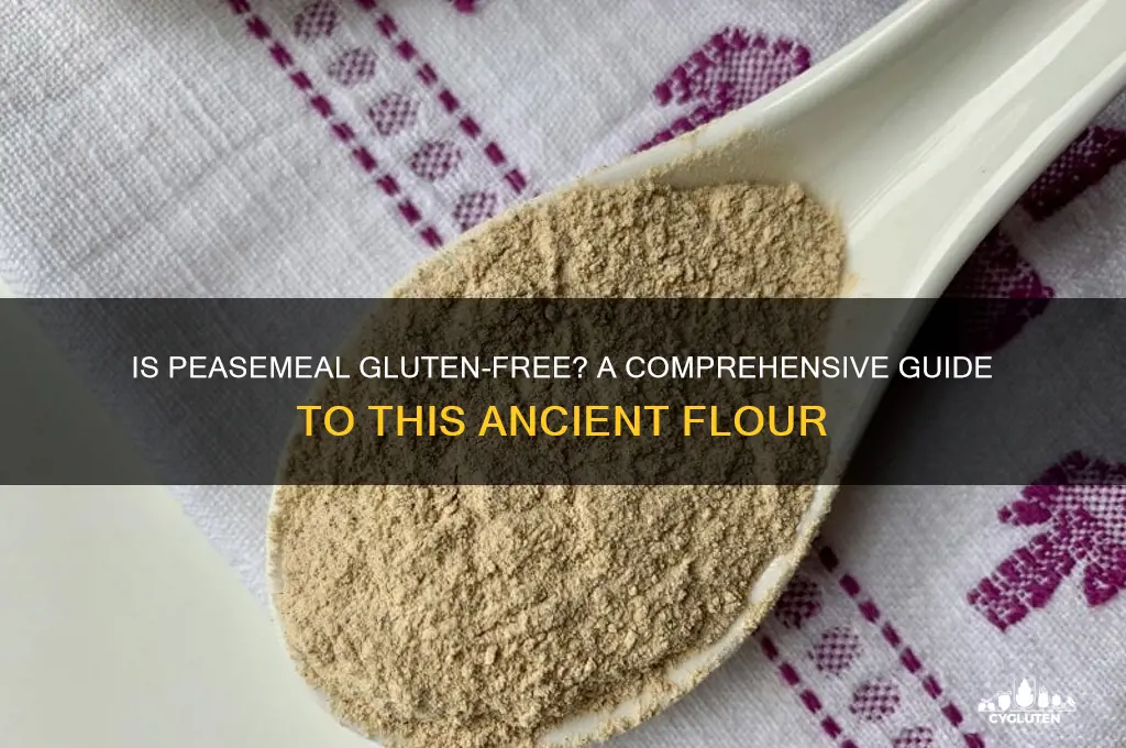 is peasemeal gluten free