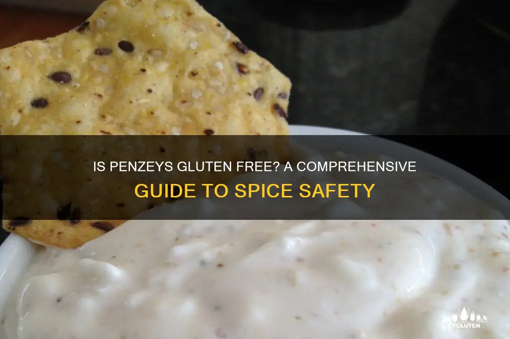 is penzeys gluten free