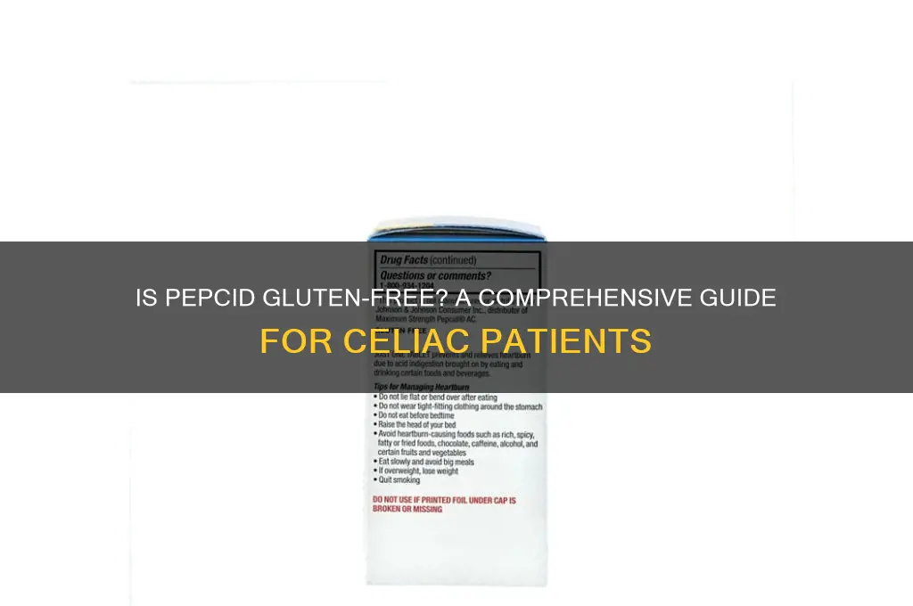 is pepcid gluten free