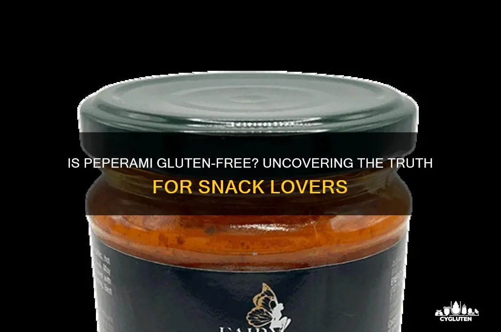 is peperami gluten free