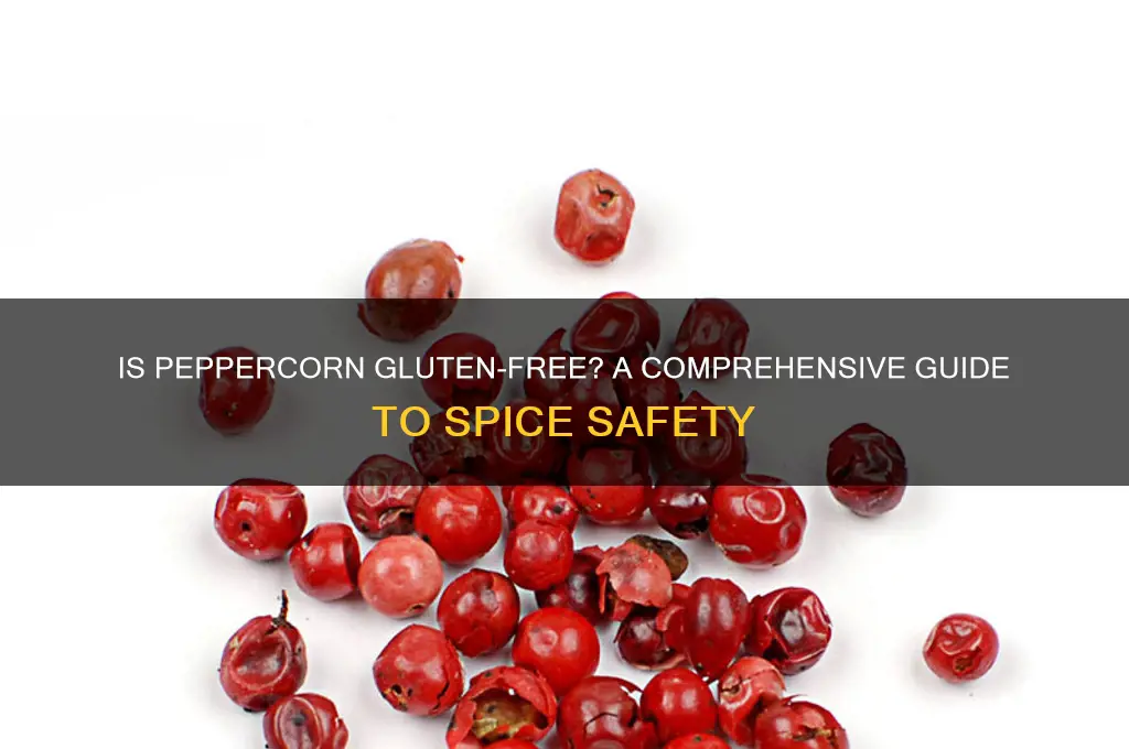 is peppercorn gluten free