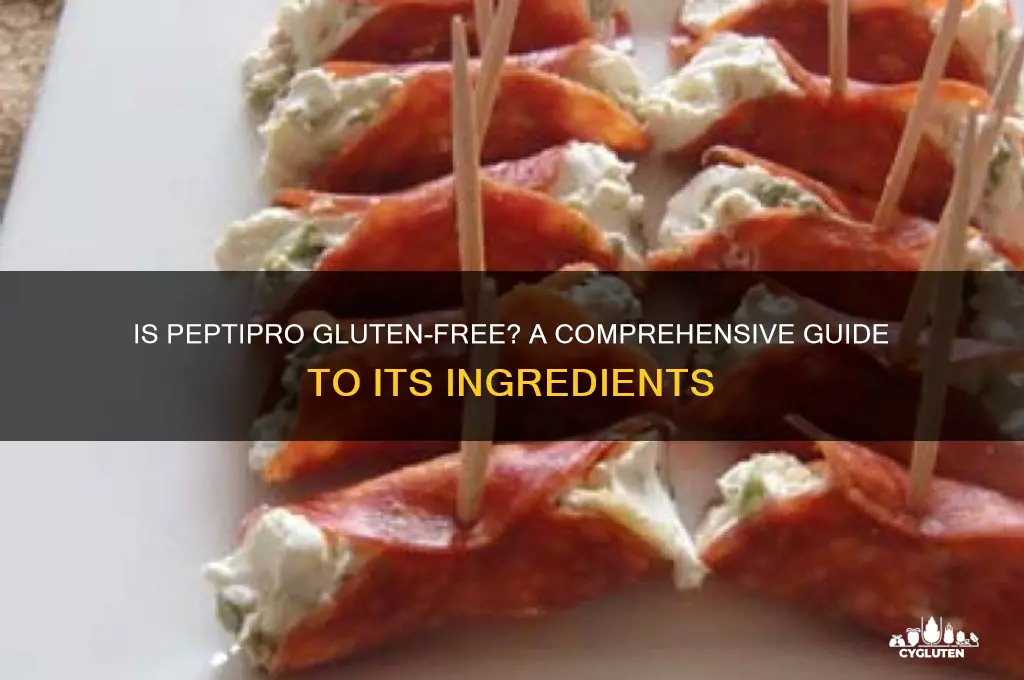 is peptipro gluten free