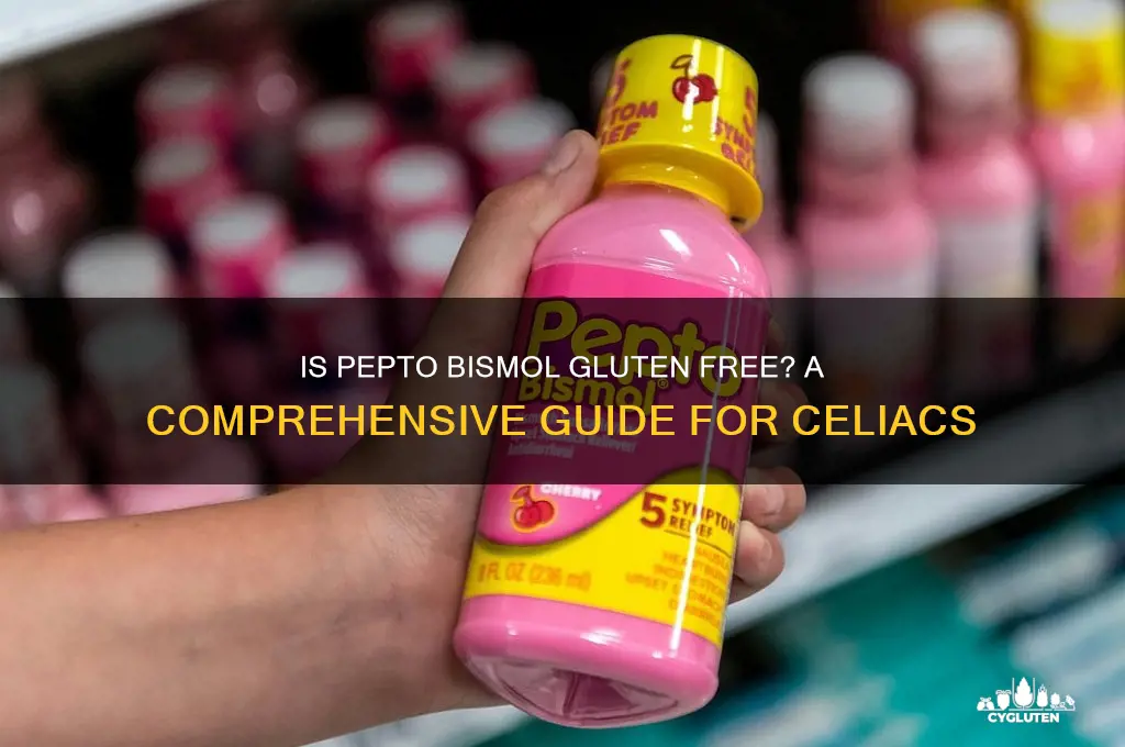 is pepto bismol gluten free