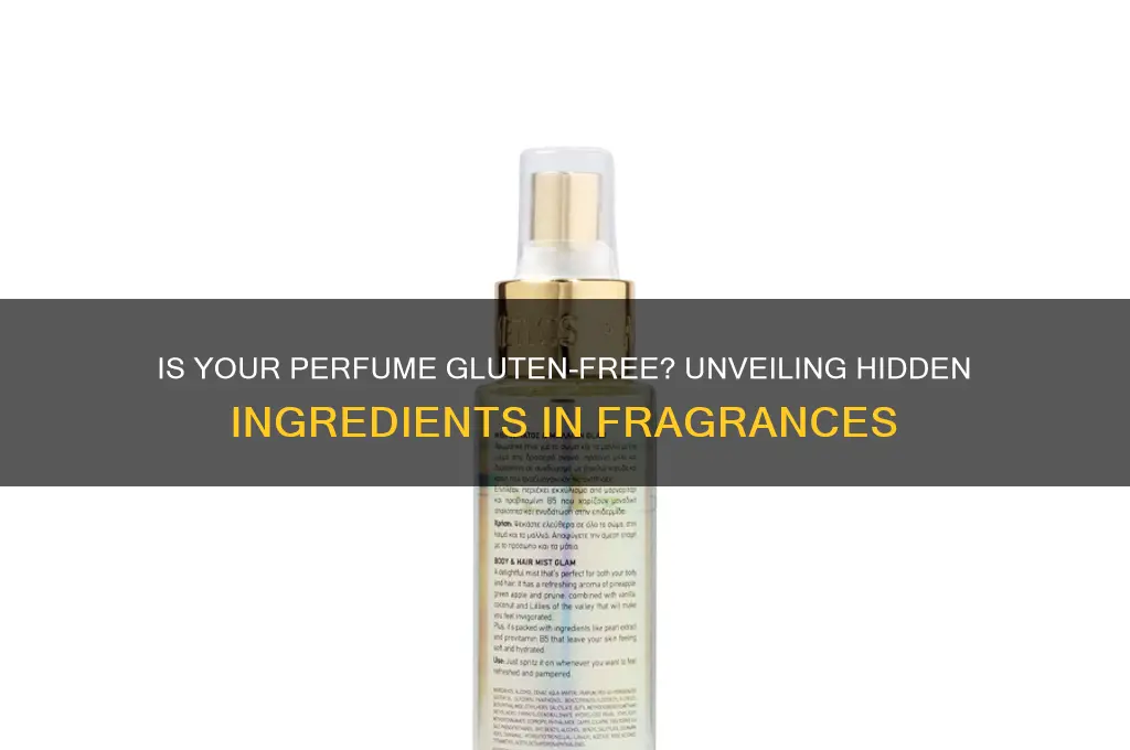 is perfume gluten free