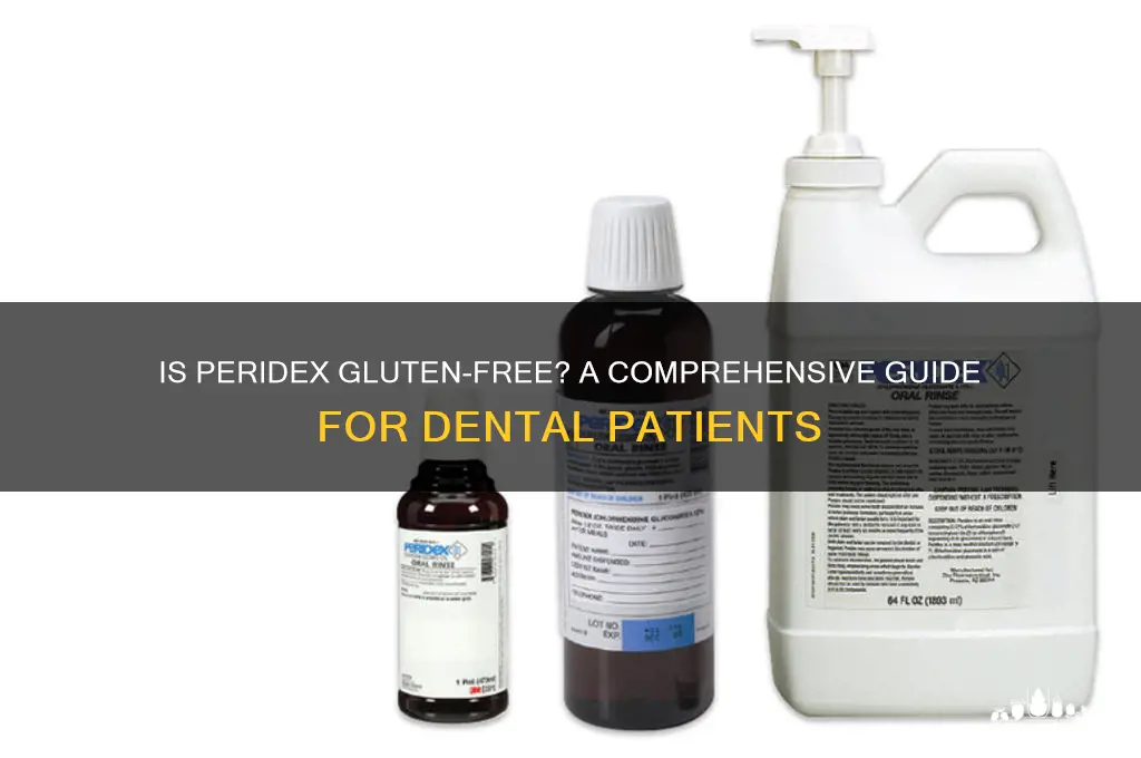 is peridex gluten free