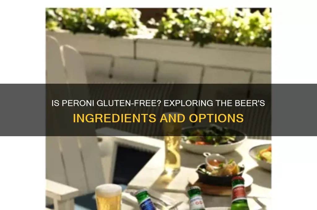 is peroni beer gluten free