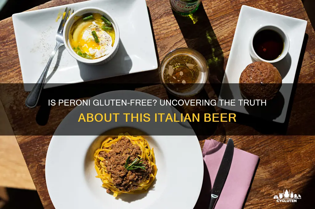 is peroni gluten free