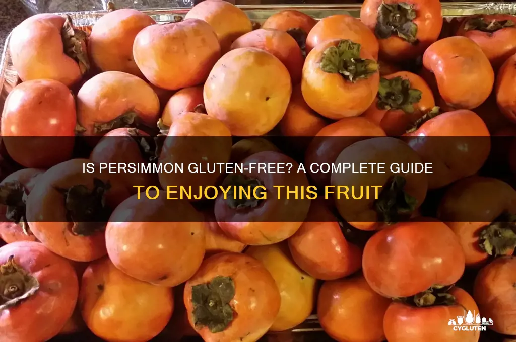 is persimmon gluten free