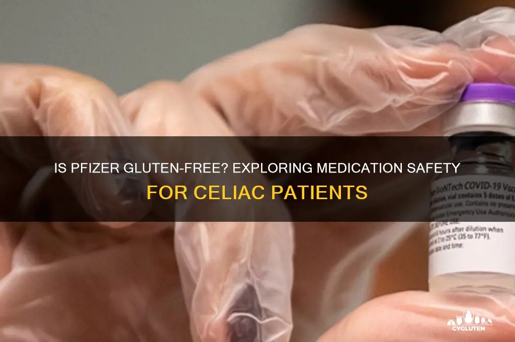 is pfizer gluten free