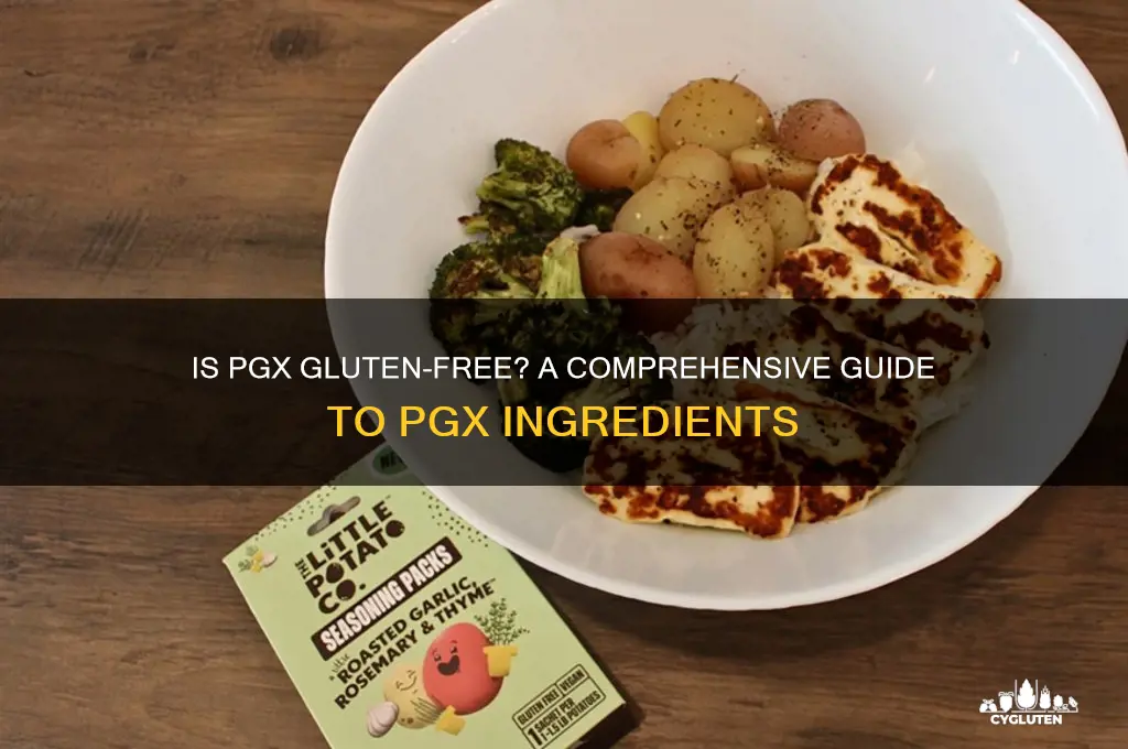 is pgx gluten free