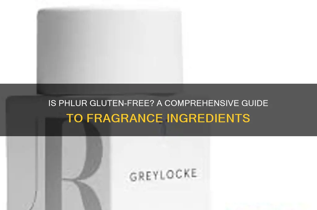 is phlur gluten free