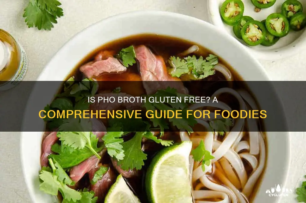 is pho broth gluten free