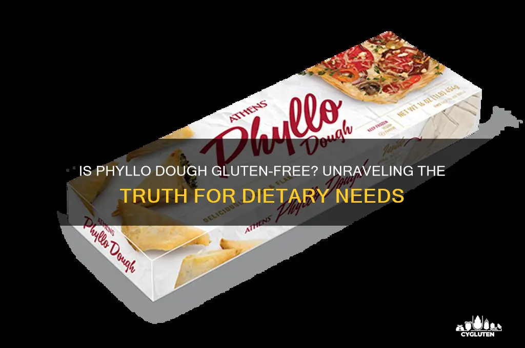 is phyllo dough gluten free