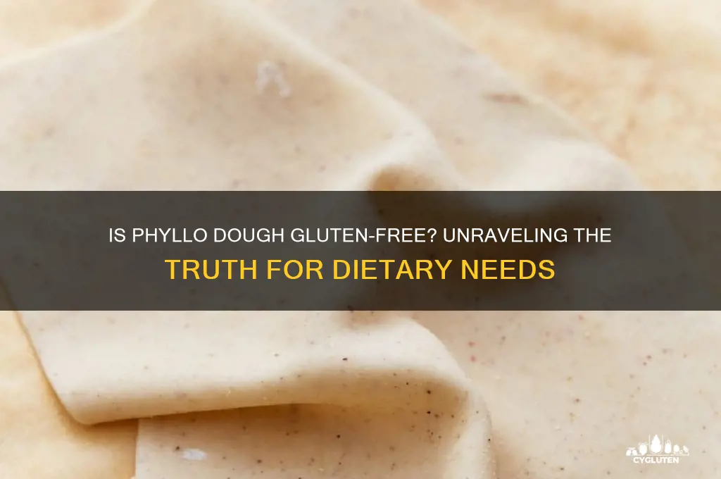 is phyllo gluten free