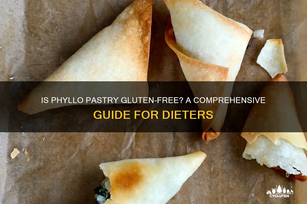is phyllo pastry gluten free