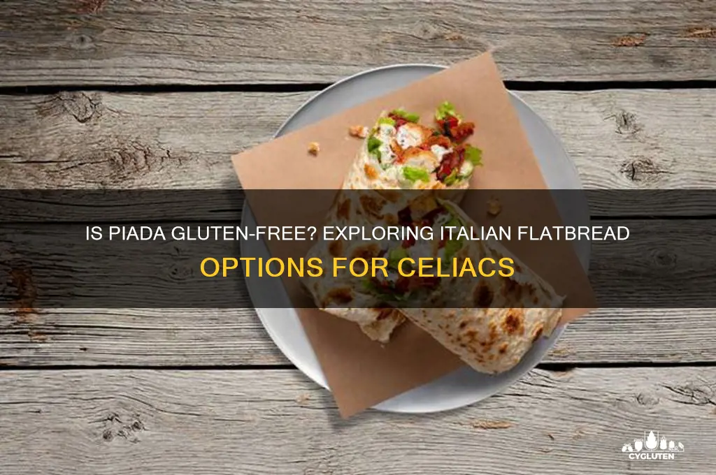 is piada gluten free