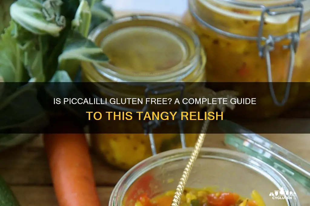 is piccalilli gluten free