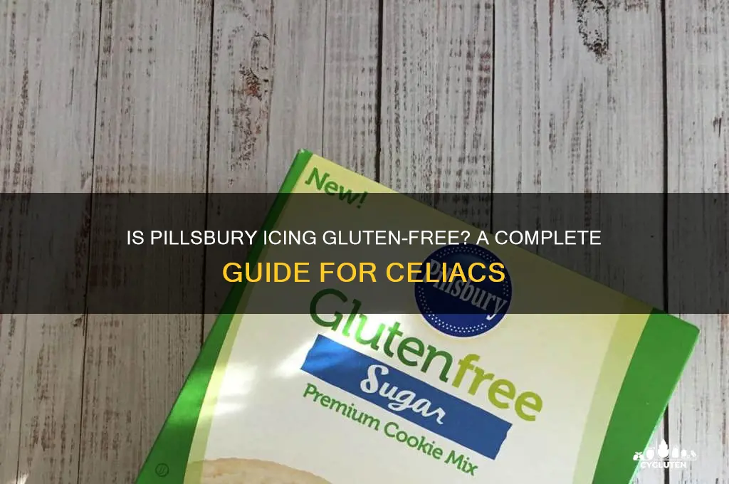 is pillsbury icing gluten free