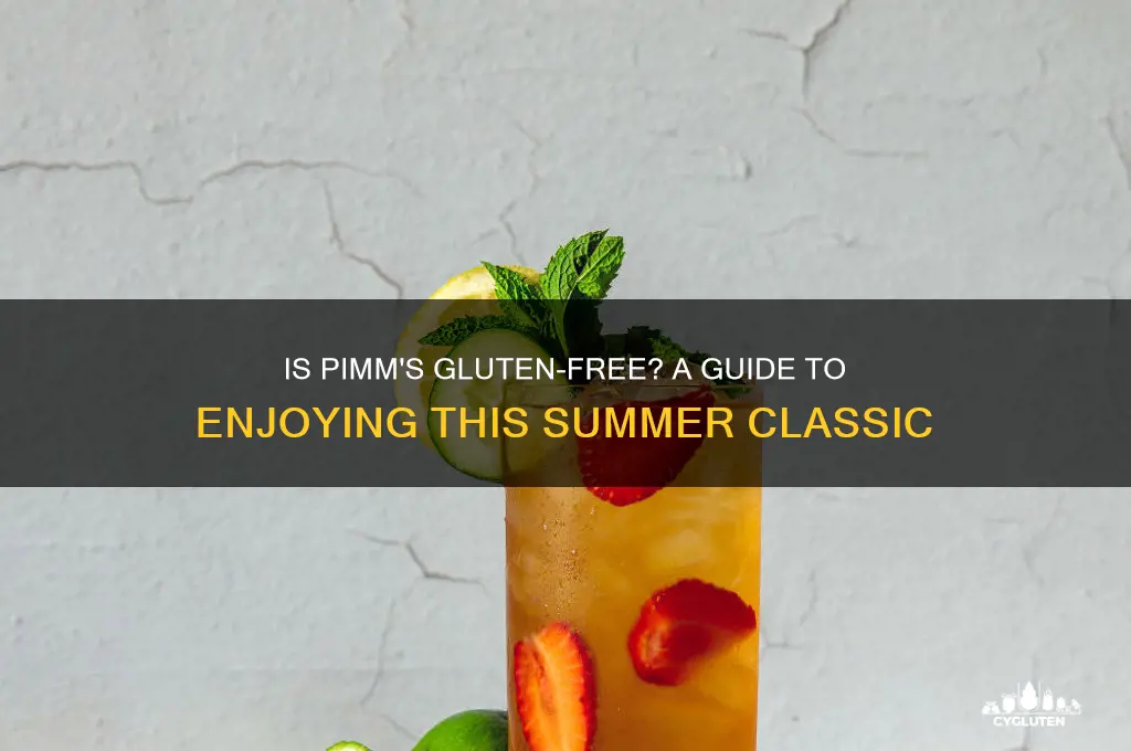 is pimms gluten free
