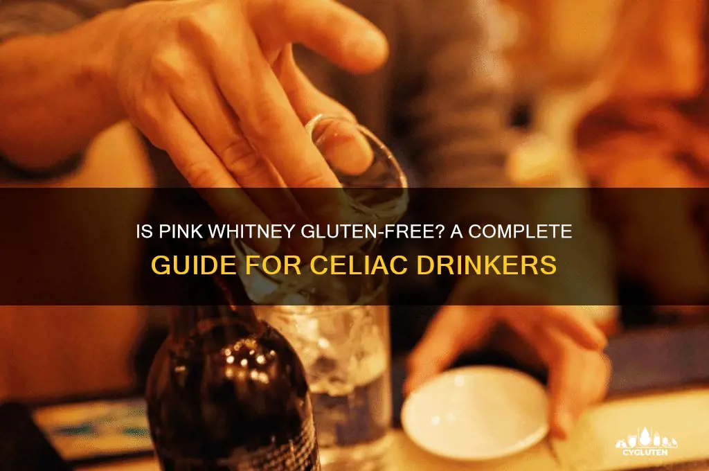 is pink whitney gluten free