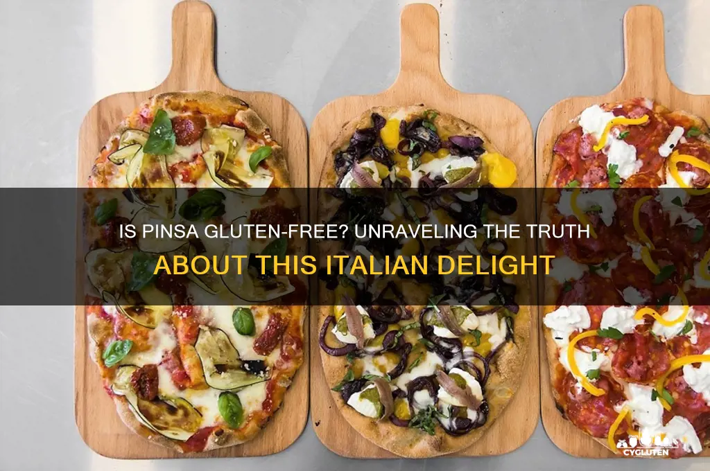is pinsa gluten free
