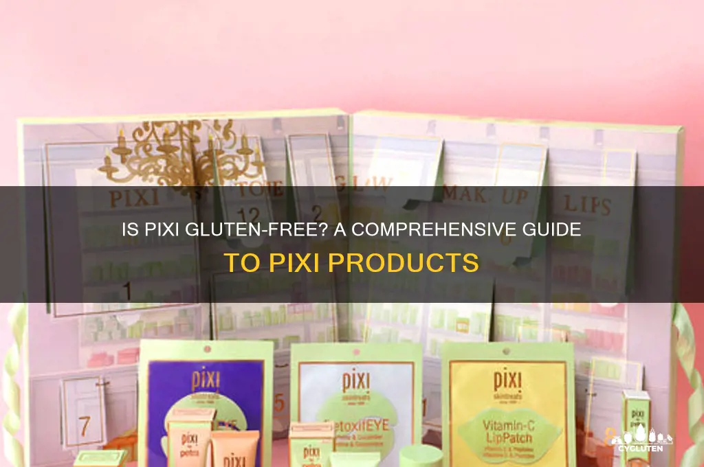 is pixi gluten free