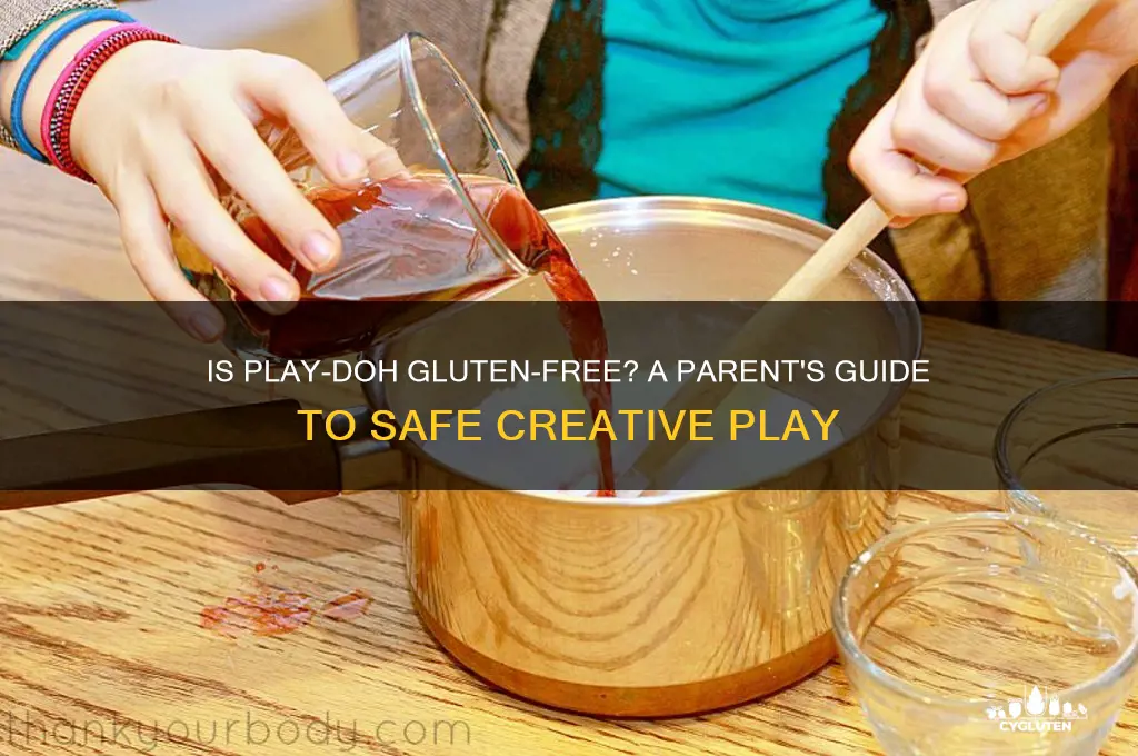 is play doh gluten free