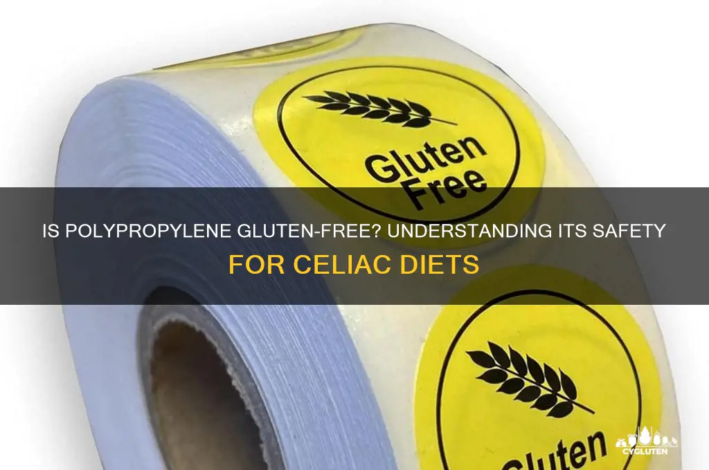 is polypropylene gluten free