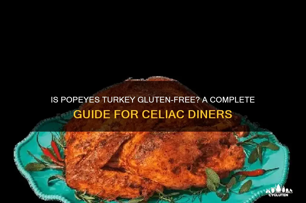 is popeyes turkey gluten free