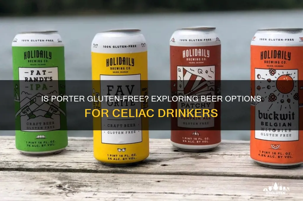 is porter gluten free