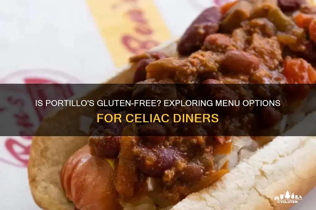 is portillos gluten free