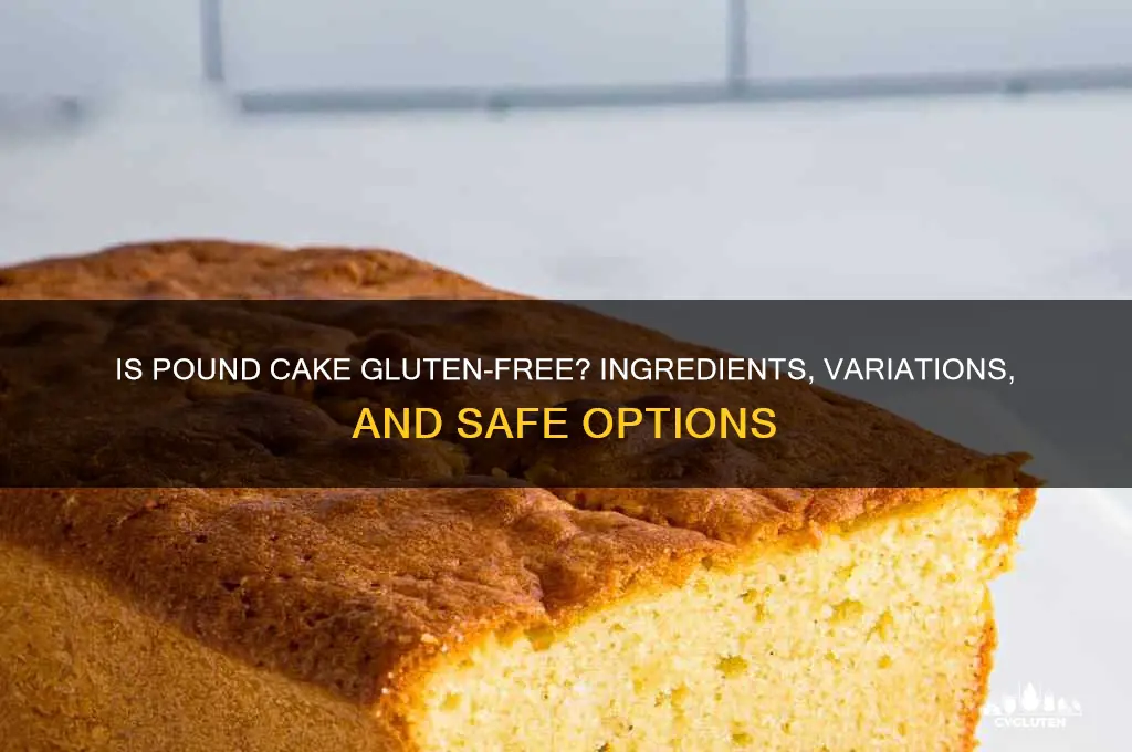 is pound cake gluten free