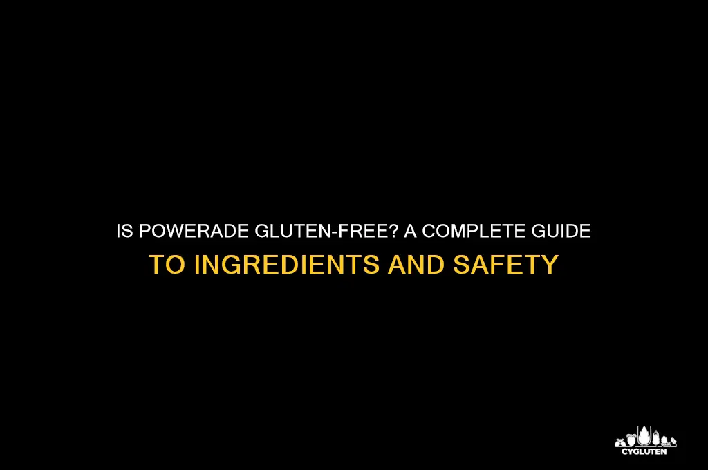 is powerade gluten-free