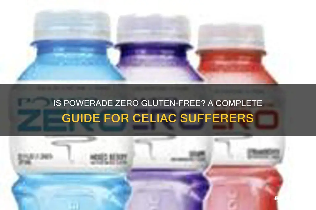 is powerade zero gluten free