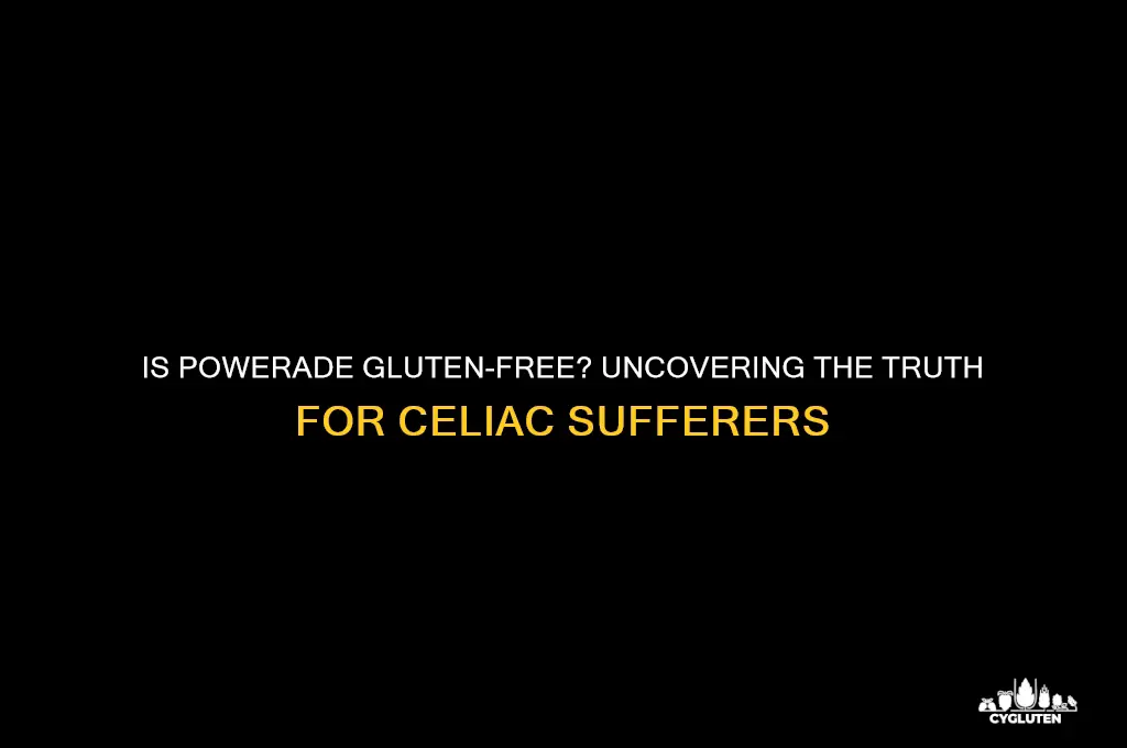 is poweraid gluten free