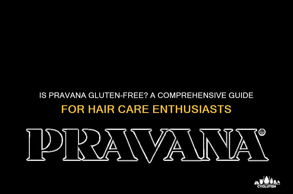 is pravana gluten free