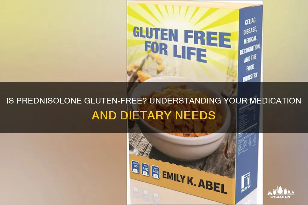 is prednisolone gluten free
