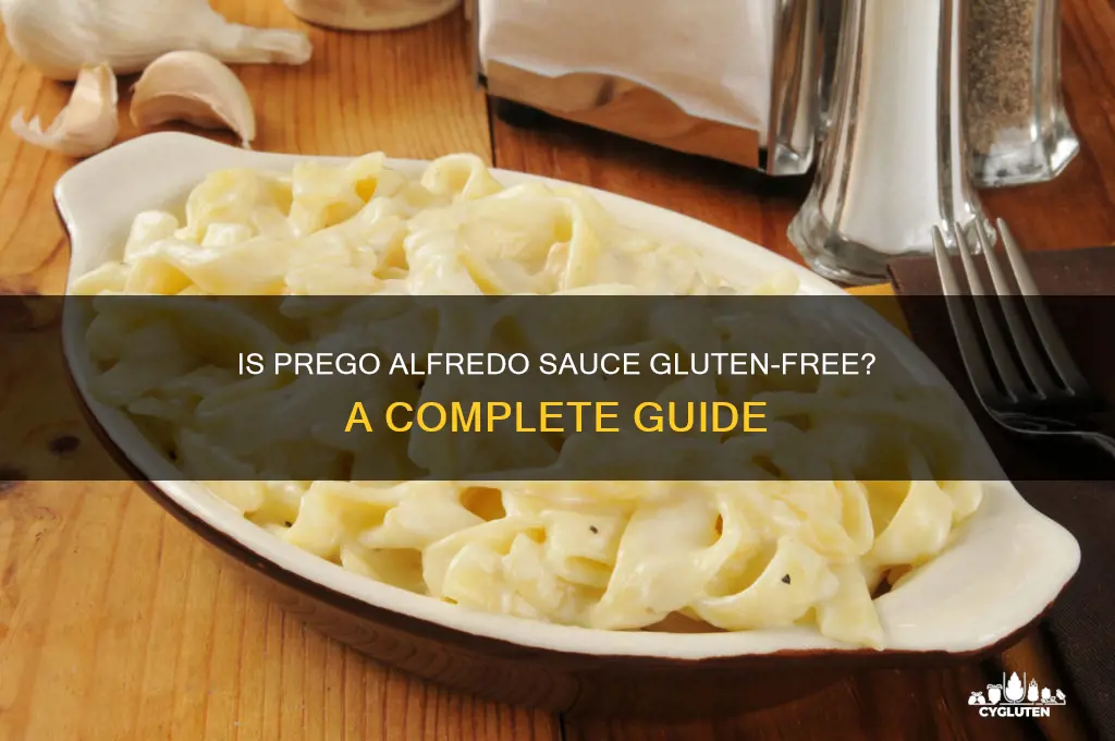 is prego alfredo gluten free