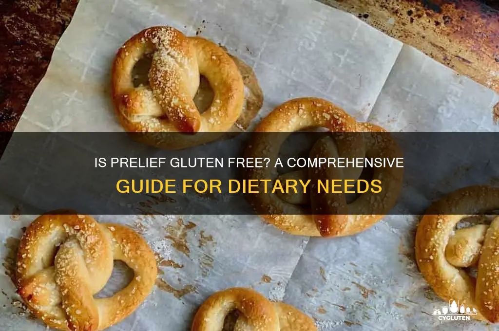 is prelief gluten free