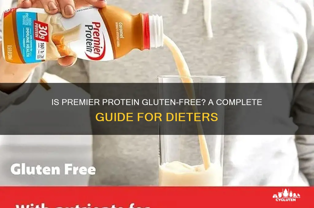 is premier protein gluten free