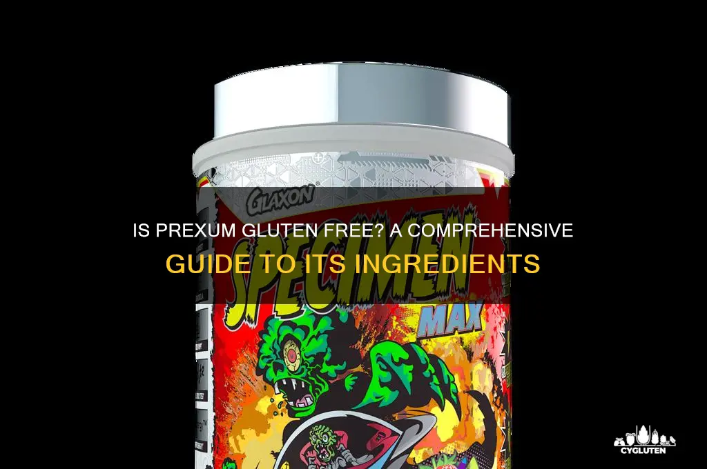 is prexum gluten free