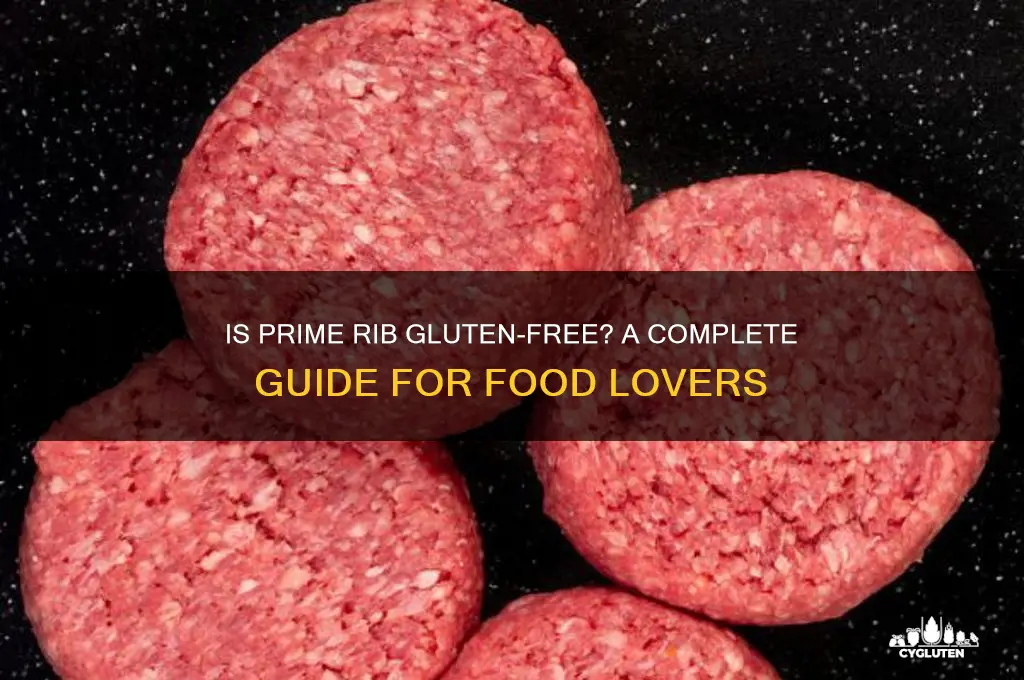 is prime rib gluten free