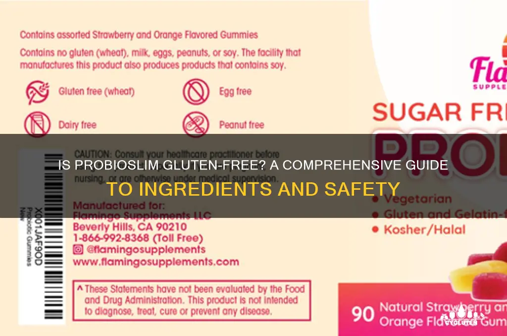 is probioslim gluten free
