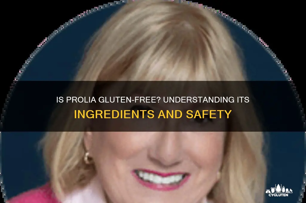 is prolia gluten free