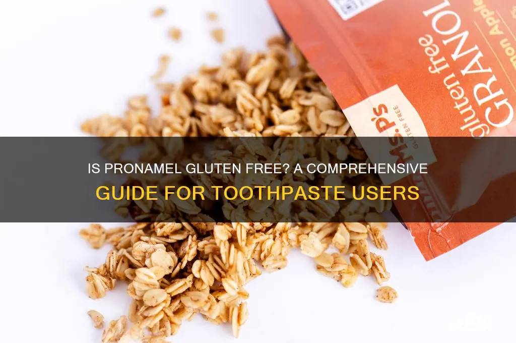 is pronamel gluten free